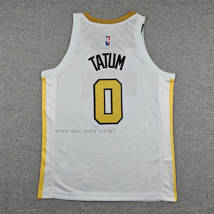 Camiseta Nino Boston Celtics Jayson Tatum NO 0 Ciudad 2025-26 Blanco